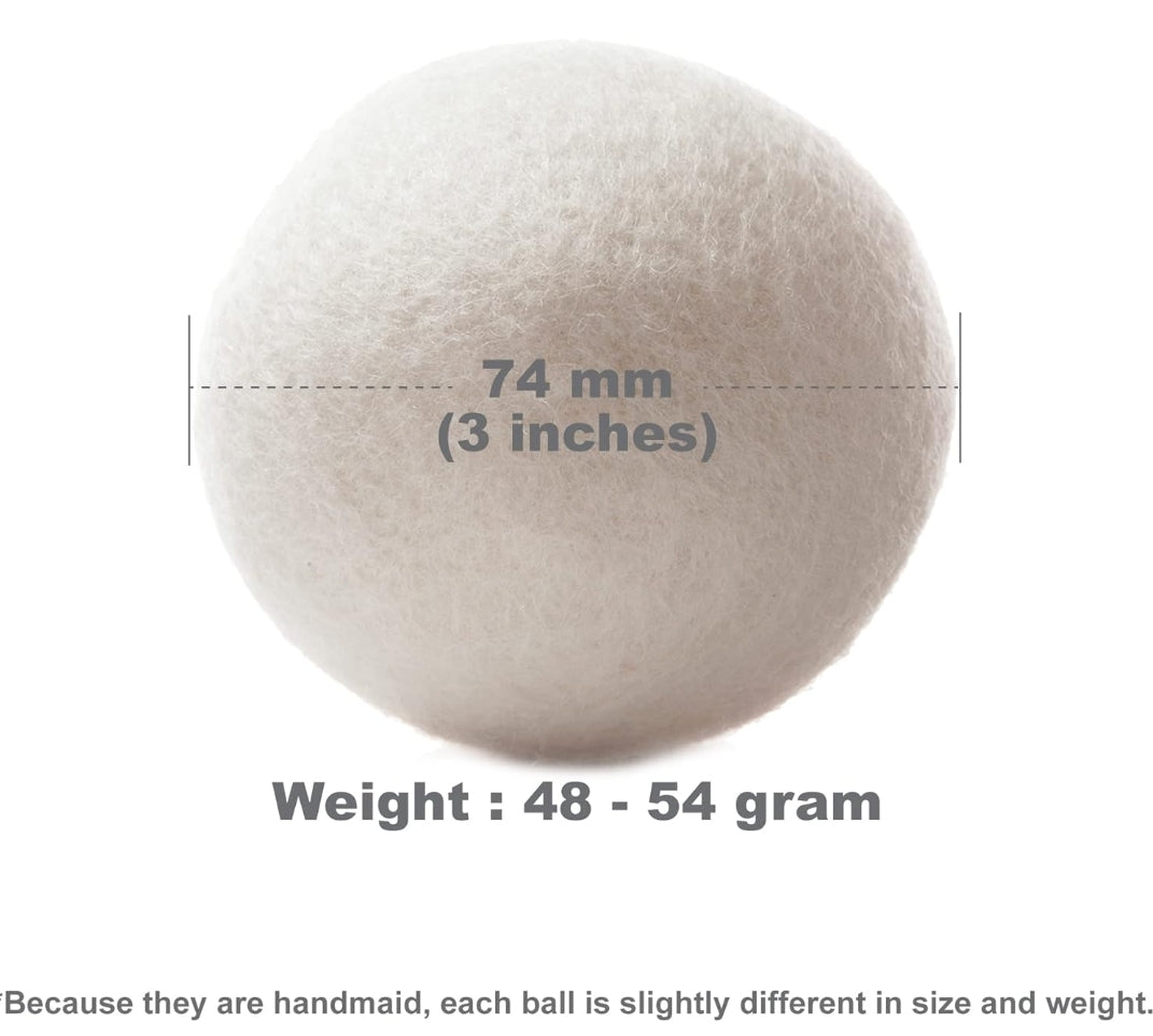 Wool dryer balls